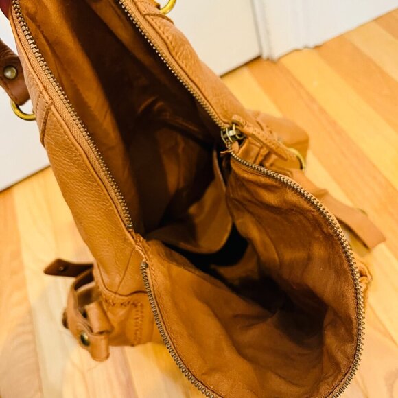 THE SAK LEATHER Shoulder Hobo Bag Purse Handbag - Picture 7 of 16